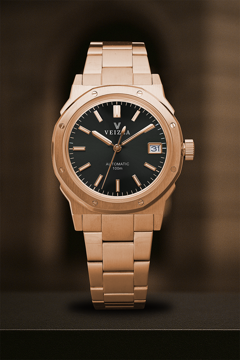 Veizla One Rose Rose Gold Black