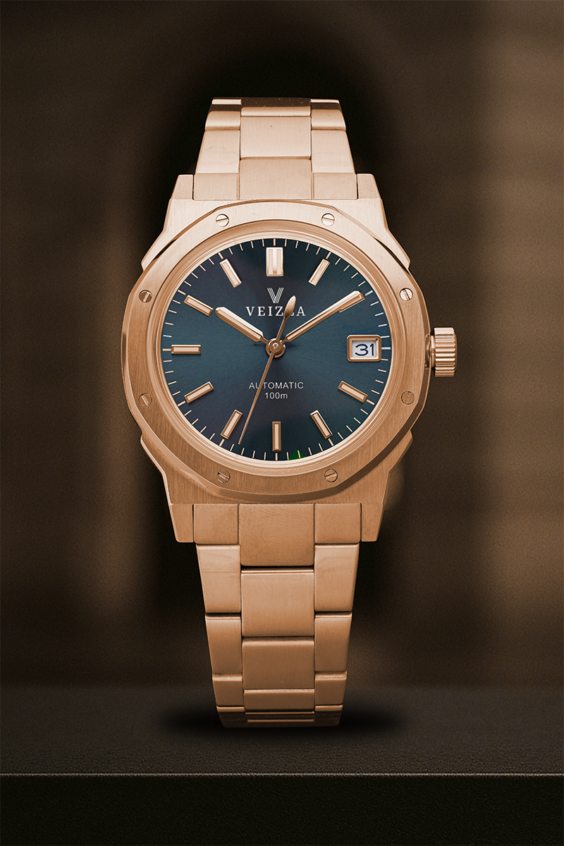 Veizla One Rose Gold Blue